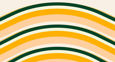 Wall Mural - Warm background design, with warm retro design