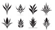 Wheat set of symbols and signs. Ears icon set, hand drawn. Vector outline linear style. not ai