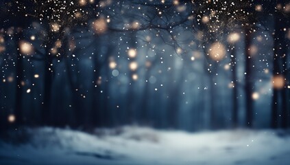 Winter abstract background