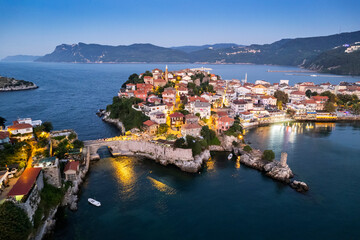 Wall Mural - Beautiful Aerial view of Amasra in Bartin Turkey