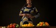 A Black African Pregnant Woman Explores Healthy Food Choices and Essential Vitamins for a Vibrant Pregnancy