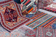 many rugs and pillows at the oriental bazaar