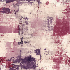 Canvas Print - Abstract background grunge graffiti shapes retro repeat pattern modern geometric