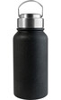 metal thermos. isolated on a transparent background