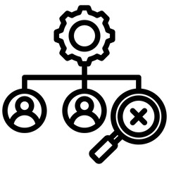 Sticker - Job Position Outline Icon