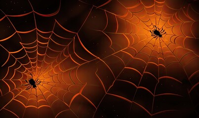 halloween pumpkin spider web Generative Ai