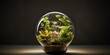 A small terrarium with a mossy forest inside,,
Microcosm of Nature - Terrarium with Moss
Generative Ai
