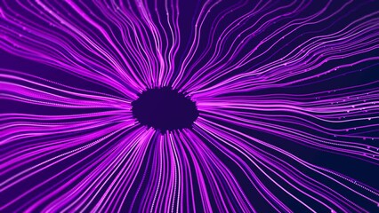 Wall Mural - Abstract energy wave bursting in all directions