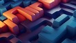 © Lucky Ai - Abstract Background with Cubes