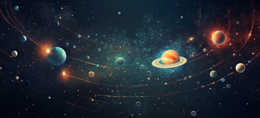 Wall Mural - Cosmic Galaxy in Space