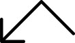 Arrow 90 Line Icon pictogram symbol visual illustration