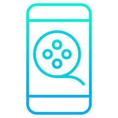 Sticker - Outline gradient Mobile icon