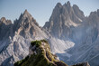 Aussichtspunkt an den Drei-Zinnen in den Sextener Dolomiten