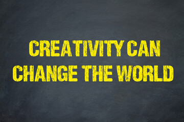 Canvas Print - Creativity Can Change The World	