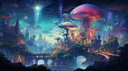 Canvas Print - fantasy landscape