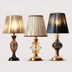 lamp on a table lamp, light, table, furniture, home, shade, night, lighting, interior, object, desk, decoration, design, 