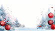 © Vig - Watercolor Christmas Greeting Card Mockup, Generative AI