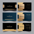 Professional elegant gold foil modern business card template,luxury visiting card, commercial real estate business card,name card, corporate, contact us, void, grab,introduction, recruitment,elegant