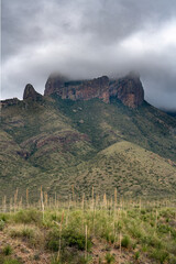 Wall Mural - Clouds at Chisos Mountains