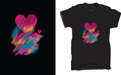 T-Shirt design in Icon and Pro Vector, Apparel design, illustration design.