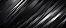 Black White Dark Gray Abstract Modern Background. Geometric Shape. Diagonal Line Stripe Angle 3d