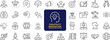 © SMUX - Creativity innovation set of web icons in line style. Creative business solutions icons for web and mobile app.Creative idea, team management, solution, brainstorming, invention. Vector illustration