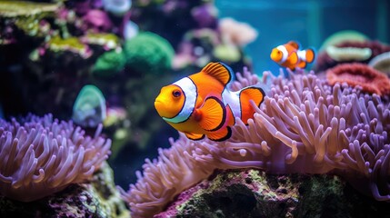 Sticker - fish in aquarium