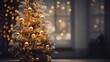 a Christmas tree with gifts in the background, Chrismas tree background, Chrismas decoration, Chrismas background, Chrismas decoration