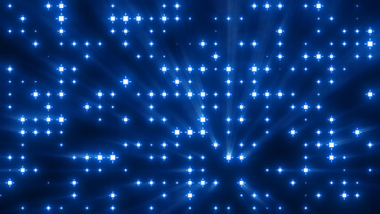 Wall Mural - flashing particles pattern with beams, rays.