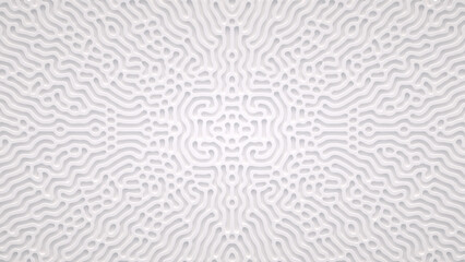 Wall Mural - reaction diffusion organic growing pattern. cell division.