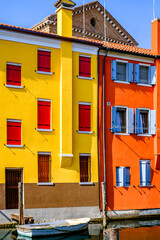 Sticker - famous old town of chioggia in italy