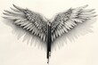 pencil with wings. Generative AI