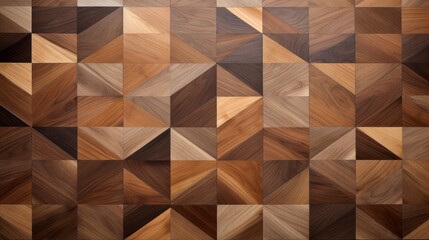 Wood marquetry wall parquet, abstract pattern background
