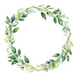 green laurel wreath