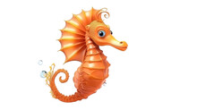 Illustration Of Seahorse On The Transparent Background PNG File