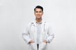 © makistock - Young and confident male doctor portrait. Successful doctor career concept.