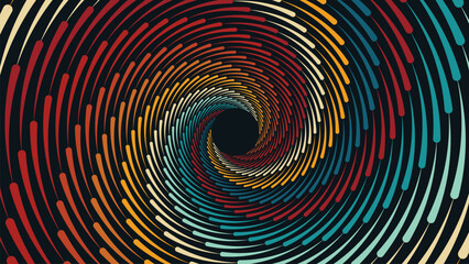 Wall Mural - Abstract spiral simple creative background. This symbol style background can be used as a banner or logo.