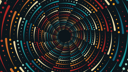 Wall Mural - Abstract spiral simple creative background. This symbol style background can be used as a banner or logo.