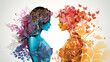 © soysuwan123 - Symbolic images about gender diversity women love women.