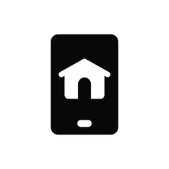 Poster - Real estate application vector icon