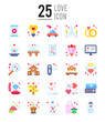 © Icon - 25 Love Flat icon pack. vector illustration.