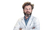 © MATTHIEU - Médecin ou pharmacien en tenue avec transparence, sans background
