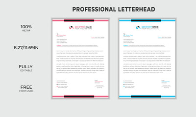  Simple Professional Letterhead Design Template