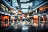 Fototapeta Mapy - Interior of shopping mall