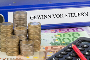 Poster - Gewinn vor Steuern	