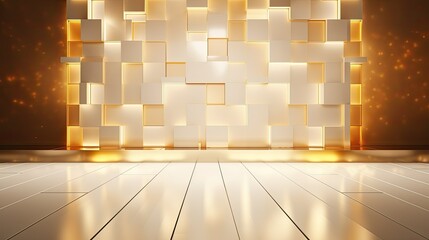 Wall Mural - Beautiful light background mock up for presentation