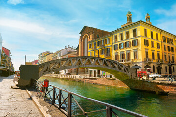 Wall Mural - Footbridge Alda Merini