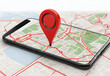gps map with pin, gps map with gps, gps navigator on a map