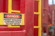 © Nattawit - Confined space caution information sign, the work permit was requested for working in this area, industrial working safety sign, object photo.
