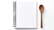 This Close-up Image Of A Gourmet Recipe Book Is A Must-have For Marketing Exquisite Culinary Experiences And Fine Dining.